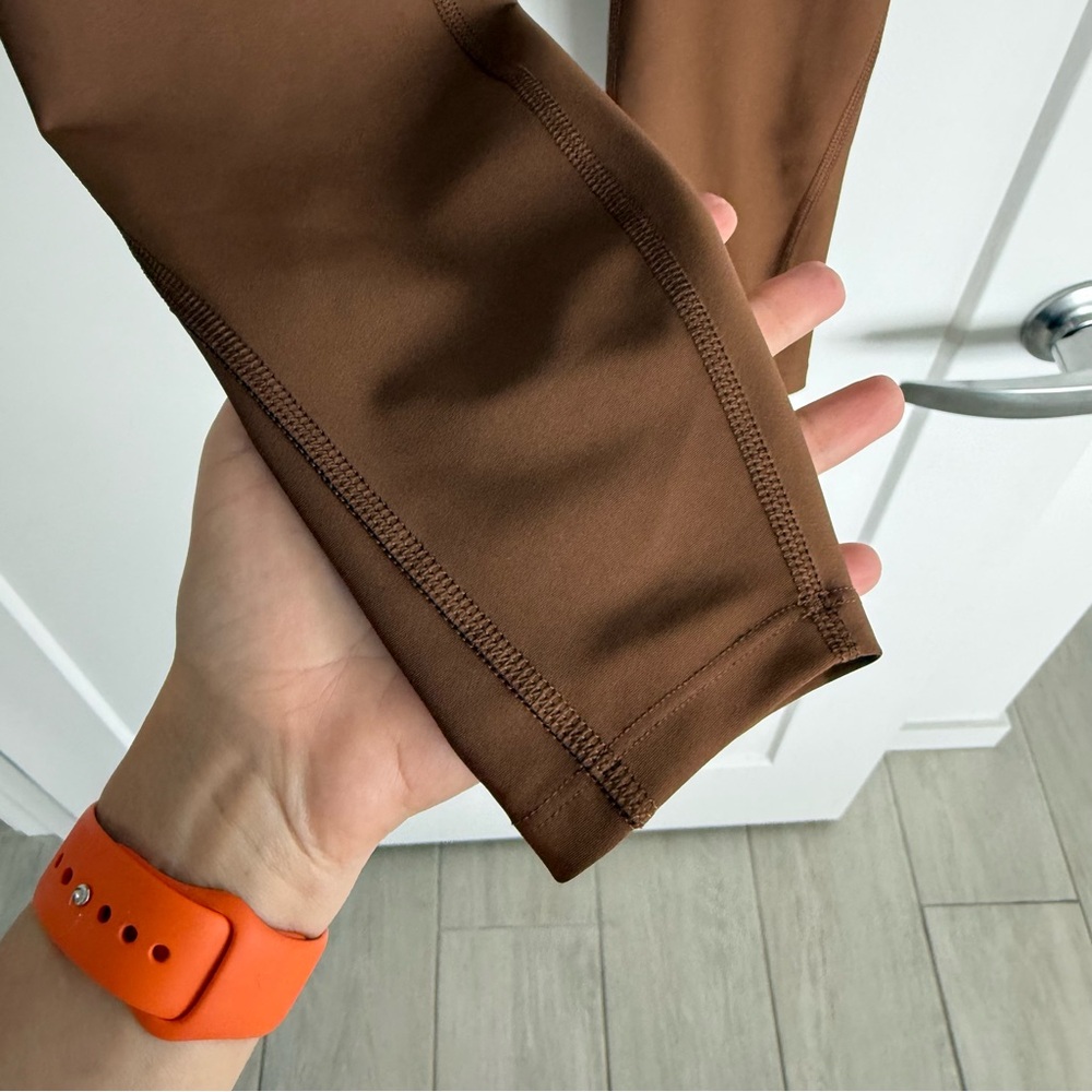 ALO Yoga Brown High-Rise Leggings - Picture 6 of 13